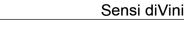 Sensi diVini
